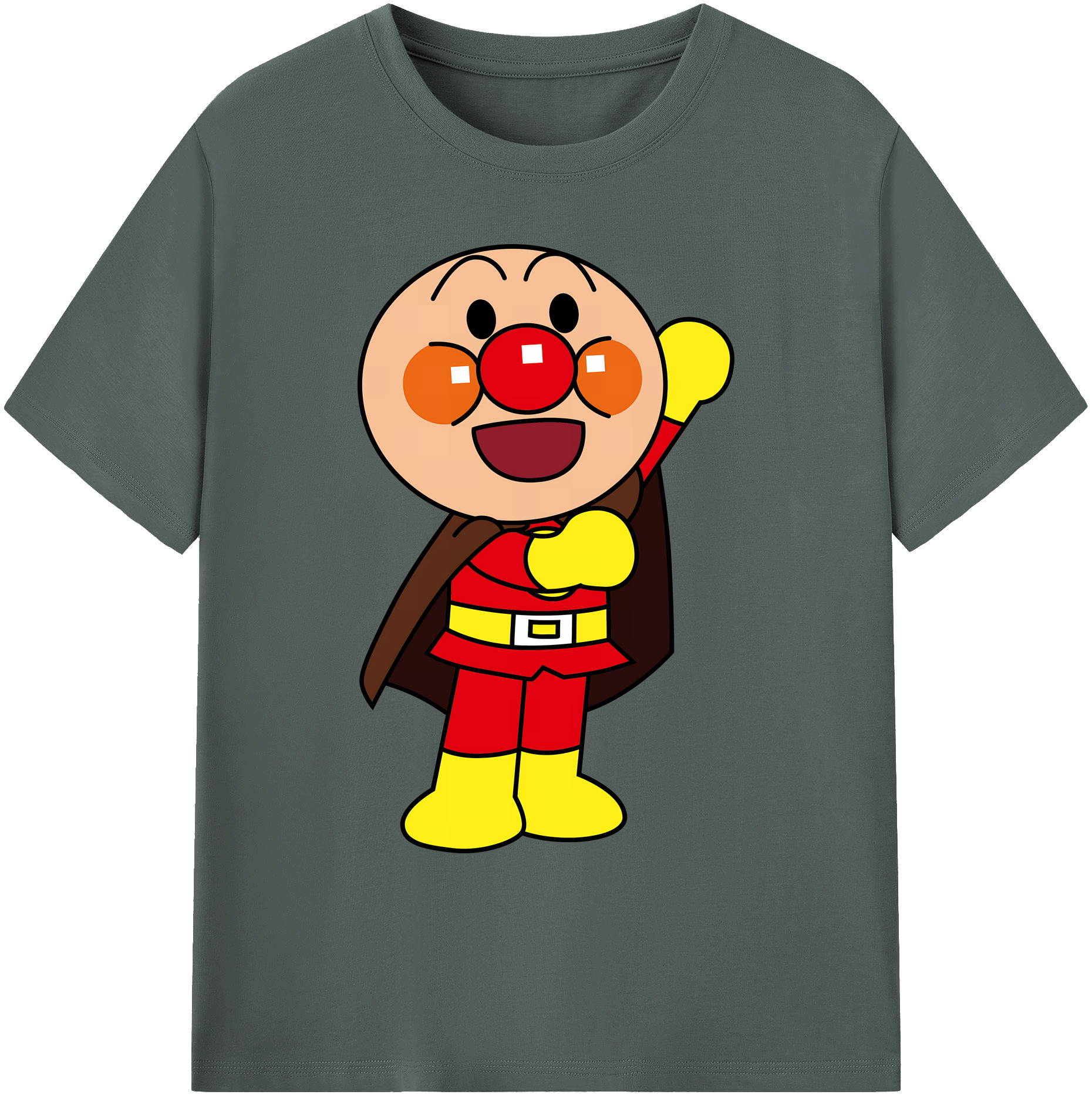 （画像用） アンパンマン Anpanman 綿100％ メンズ半袖Tシャツ｜肌触りやわらか＆通気性